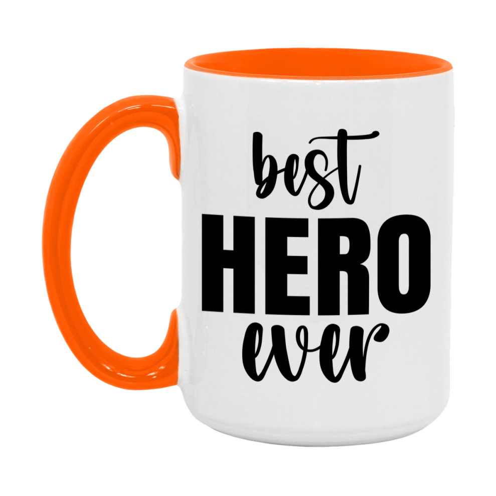 Best Hero Ever Mug, Father’s Day Gift, 11Oz Or 15Oz Ceramic Coffee Mug