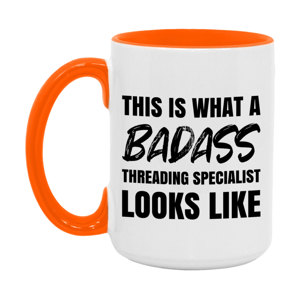 Threading Specialist Gifts For Women, Threading Specialist 11Oz Or 15Oz Ceramic Coffee Mug, Funny Novelty Gift For Threading Specialist
