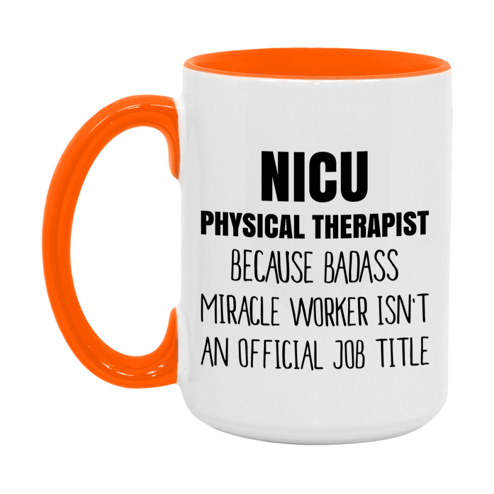 Nicu Physical Therapist Gifts, 11Oz Or 15Oz Ceramic Coffee Cup, Double-Sided Coffee Mug