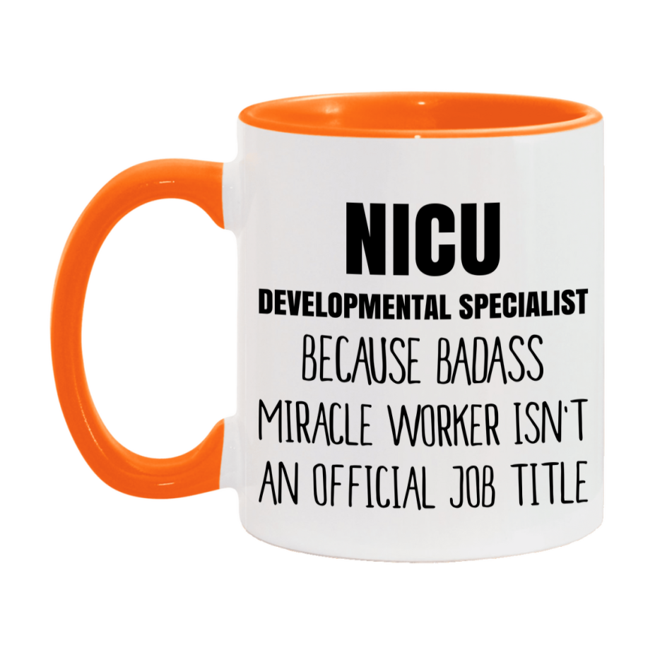 Nicu Developmental Specialist Gifts, 11Oz Or 15Oz Ceramic Coffee Cup, Double-Sided Coffee Mug