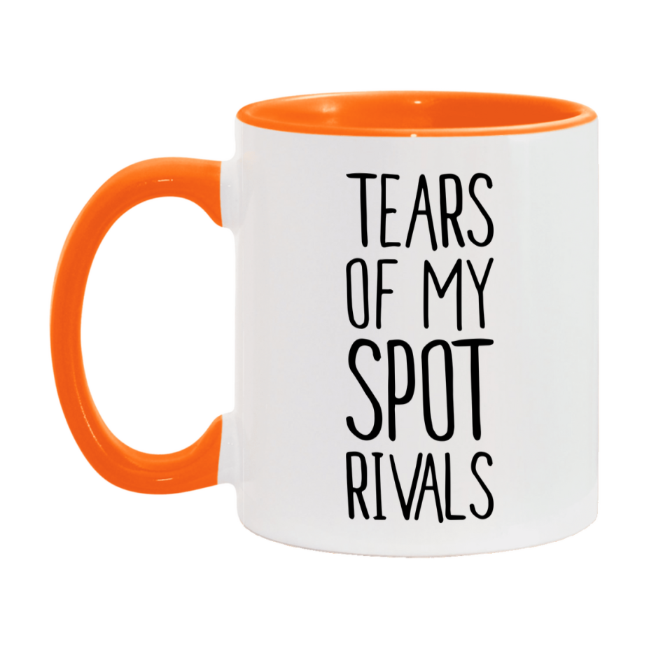 Funny Spot Mug, Tears Of My Spot Rivals, 11Oz Or 15Oz Ceramic Coffee Cup