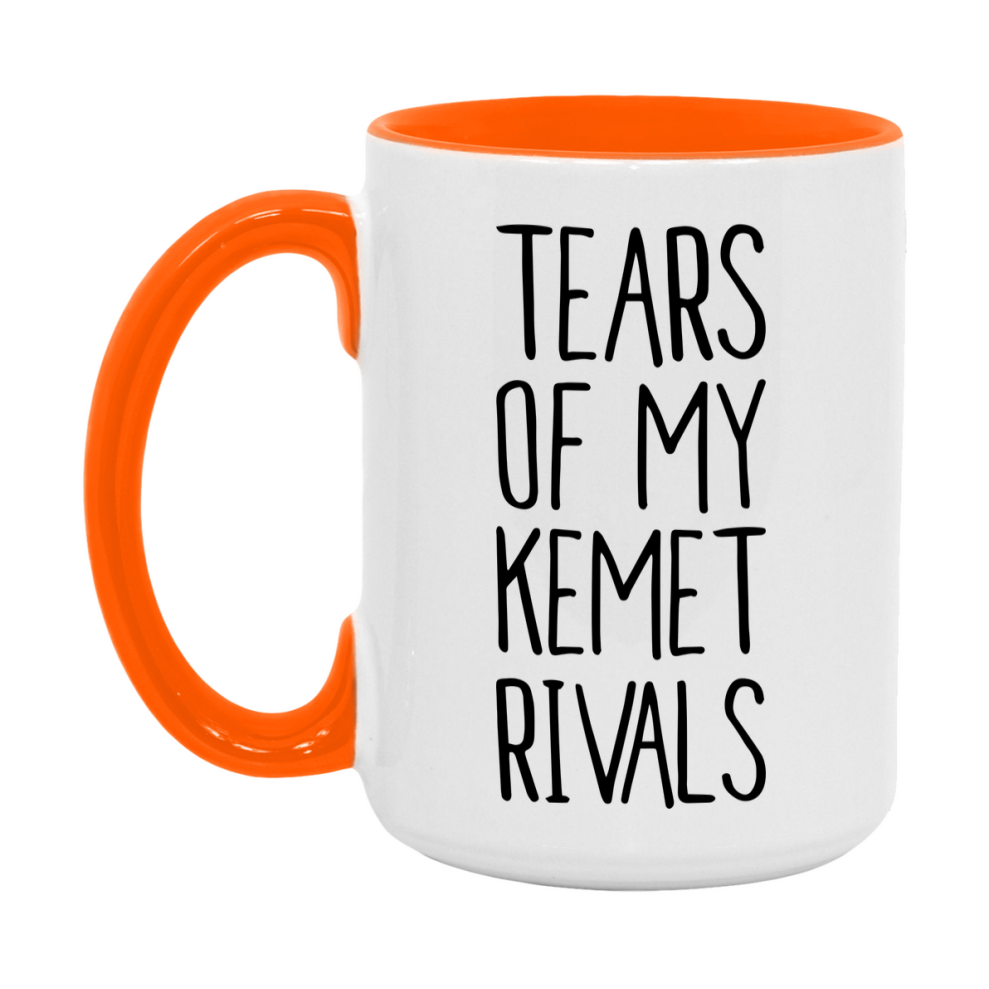 Funny Kemet Mug, Tears Of My Kemet Rivals, 11Oz Or 15Oz Ceramic Coffee Cup