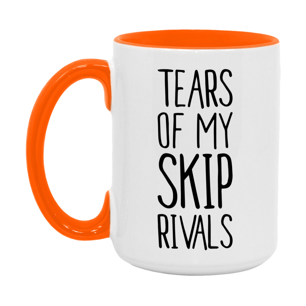 Funny Skip Mug, Tears Of My Skip Rivals, 11Oz Or 15Oz Ceramic Coffee Cup