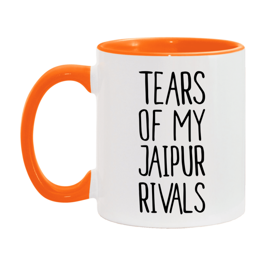 Funny Jaipur Mug, Tears Of My Jaipur Rivals, 11Oz Or 15Oz Ceramic Coffee Cup