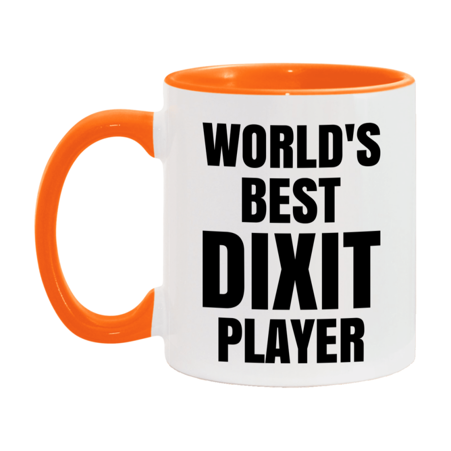 Funny Game Board Mug, World's Okayest Dixit Player, 11Oz Or 15Oz Ceramic Coffee Cup