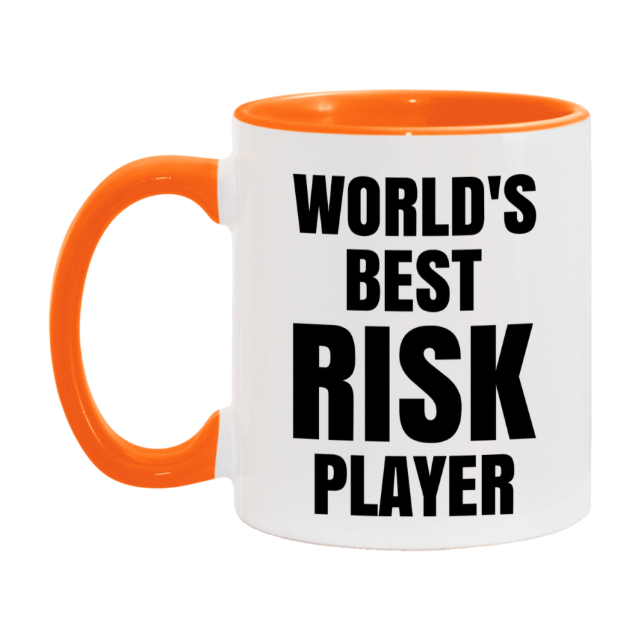 Funny Game Board Mug, World's Okayest Risk Player, 11Oz Or 15Oz Ceramic Coffee Cup