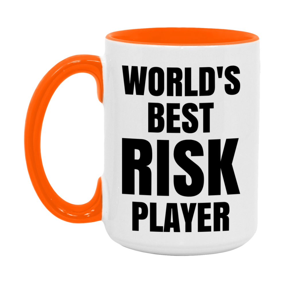Funny Game Board Mug, World's Okayest Risk Player, 11Oz Or 15Oz Ceramic Coffee Cup