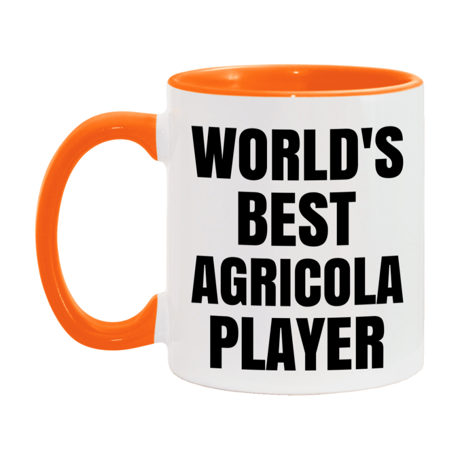 Funny Game Board Mug, World's Okayest Agricola Player, 11Oz Or 15Oz Ceramic Coffee Cup