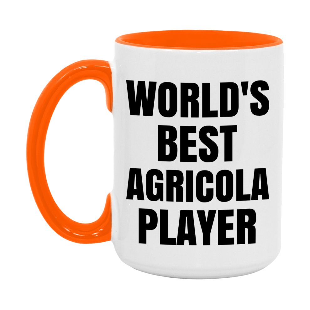 Funny Game Board Mug, World's Okayest Agricola Player, 11Oz Or 15Oz Ceramic Coffee Cup