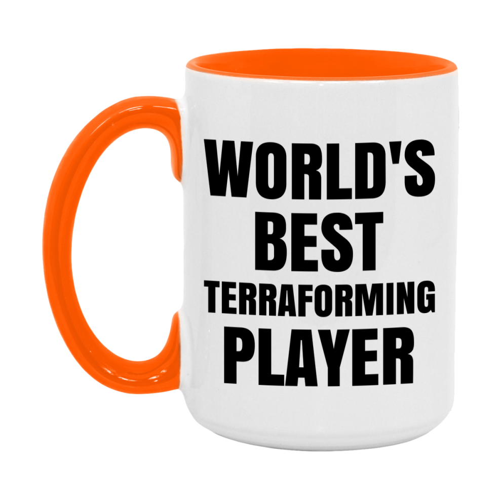 Funny Game Board Mug, World's Okayest Terraforming Player, 11Oz Or 15Oz Ceramic Coffee Cup