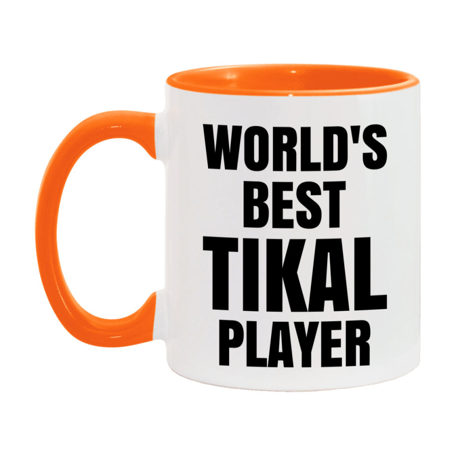 Funny Game Board Mug, World's Okayest Tikal Player, 11Oz Or 15Oz Ceramic Coffee Cup
