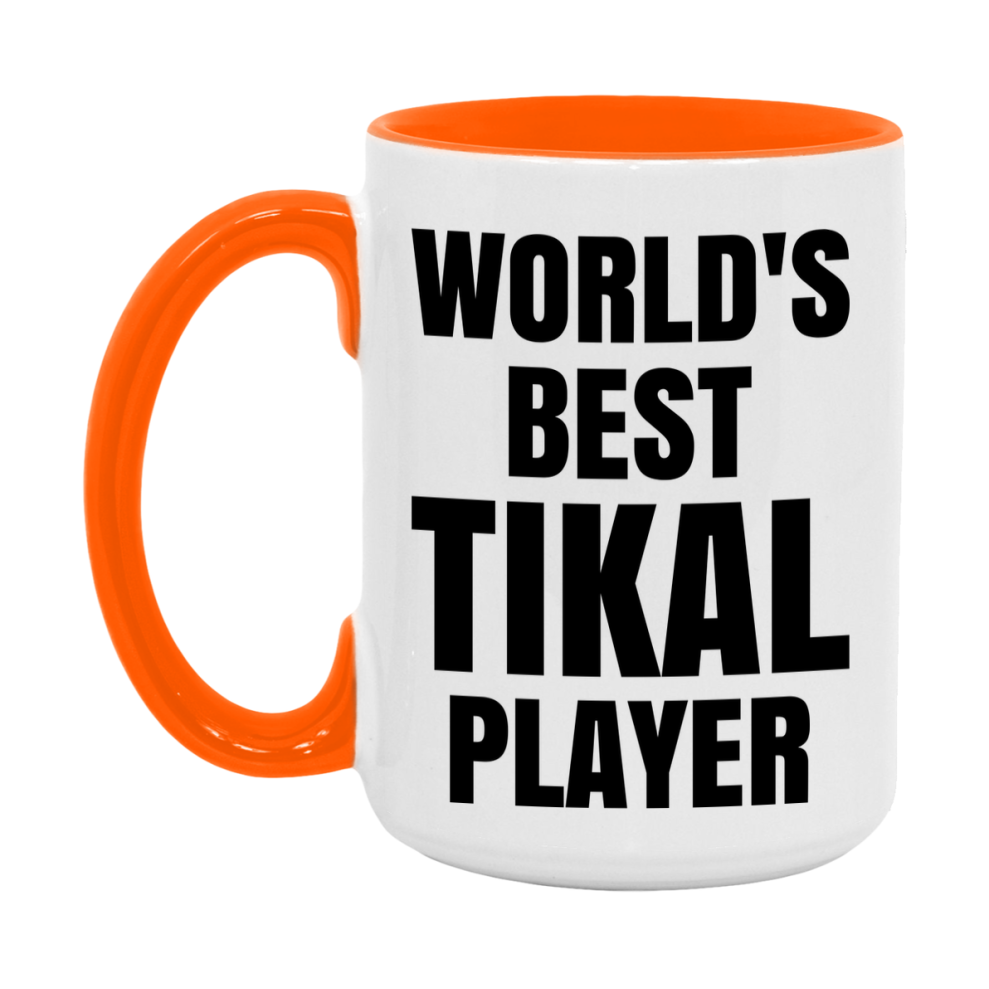 Funny Game Board Mug, World's Okayest Tikal Player, 11Oz Or 15Oz Ceramic Coffee Cup