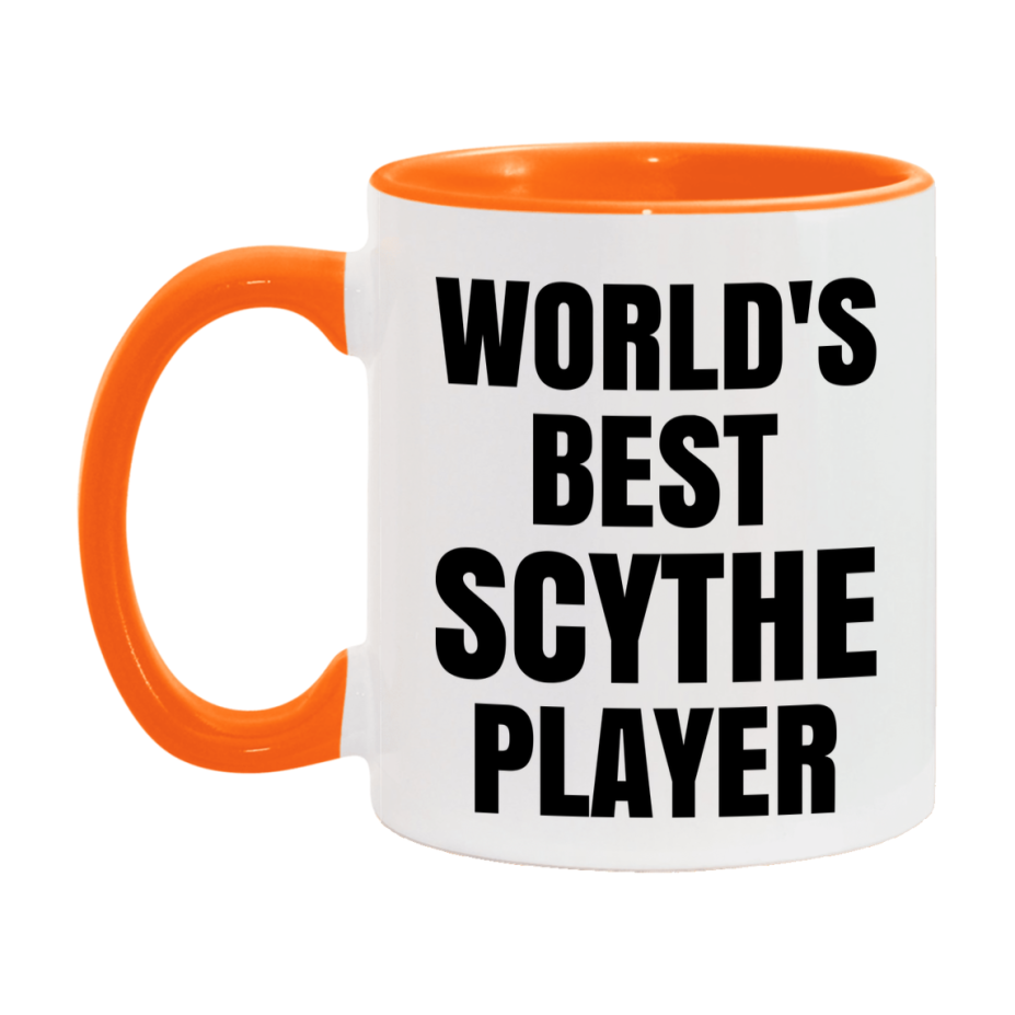 Funny Game Board Mug, World's Okayest Scythe Player, 11Oz Or 15Oz Ceramic Coffee Cup