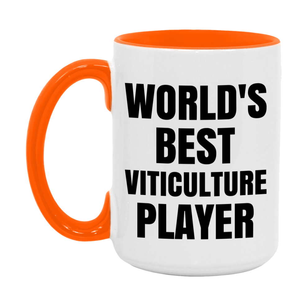 Funny Game Board Mug, World's Okayest Viticulture Player, 11Oz Or 15Oz Ceramic Coffee Cup