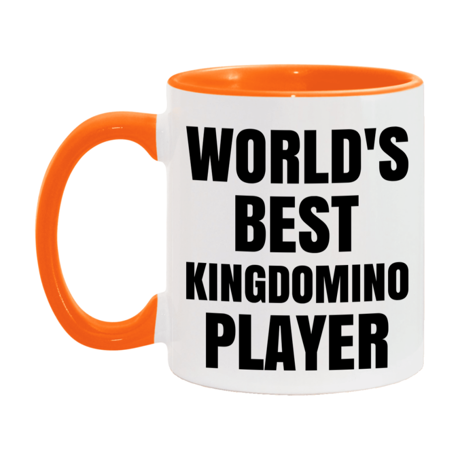 Funny Game Board Mug, World's Okayest Kingdomino Player, 11Oz Or 15Oz Ceramic Coffee Cup