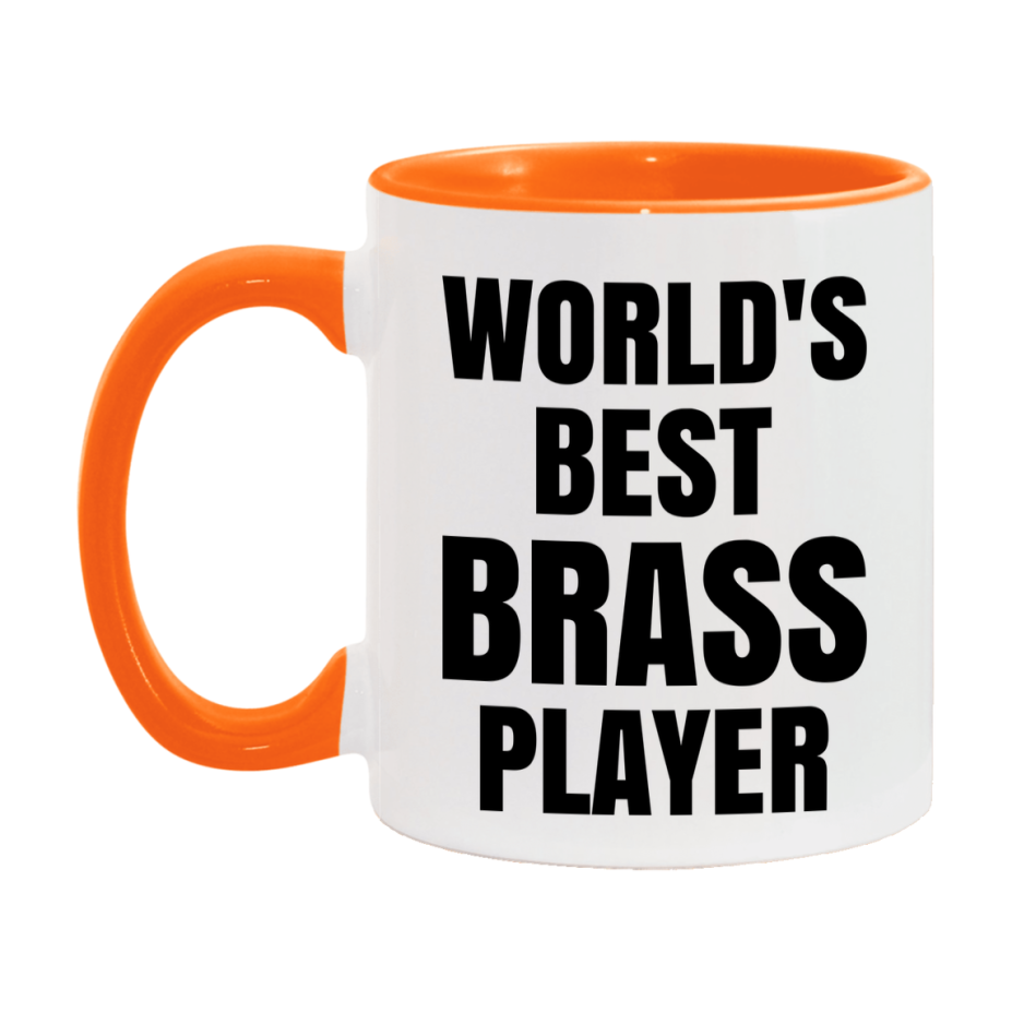 Funny Game Board Mug, World's Okayest Brass Player, 11Oz Or 15Oz Ceramic Coffee Cup