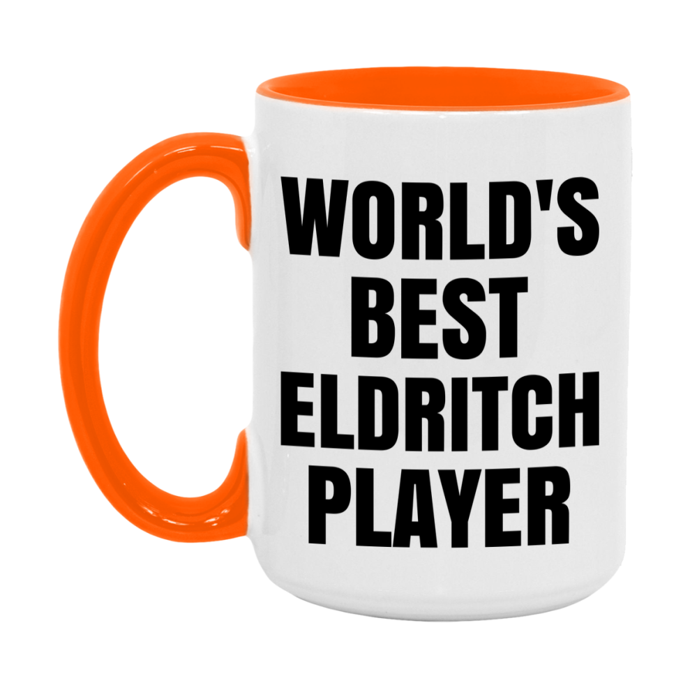 Funny Game Board Mug, World's Okayest Eldritch Player, 11Oz Or 15Oz Ceramic Coffee Cup