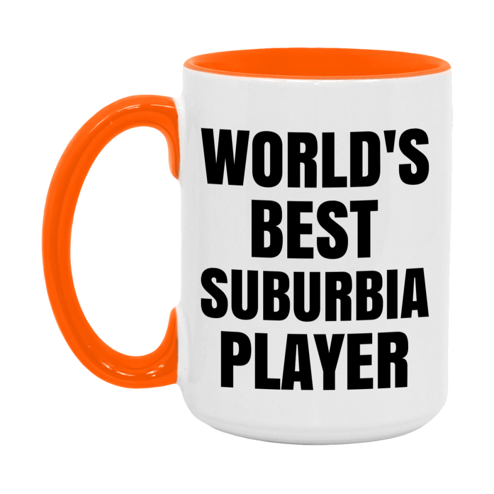 Funny Game Board Mug, World's Okayest Suburbia Player, 11Oz Or 15Oz Ceramic Coffee Cup
