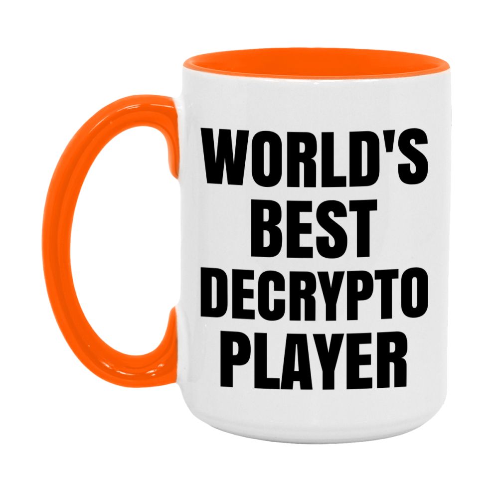 Funny Game Board Mug, World's Okayest Decrypto Player, 11Oz Or 15Oz Ceramic Coffee Cup