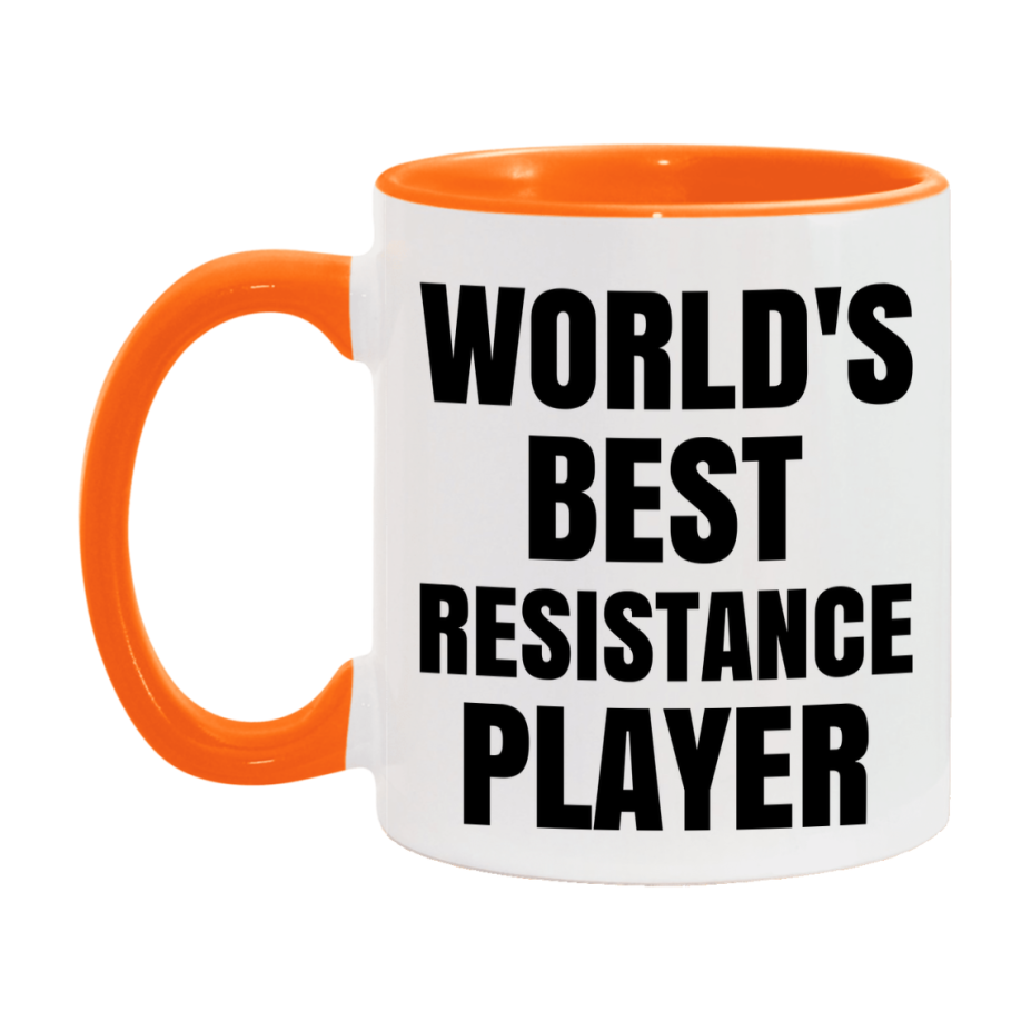 Funny Game Board Mug, World's Okayest Resistance Player, 11Oz Or 15Oz Ceramic Coffee Cup