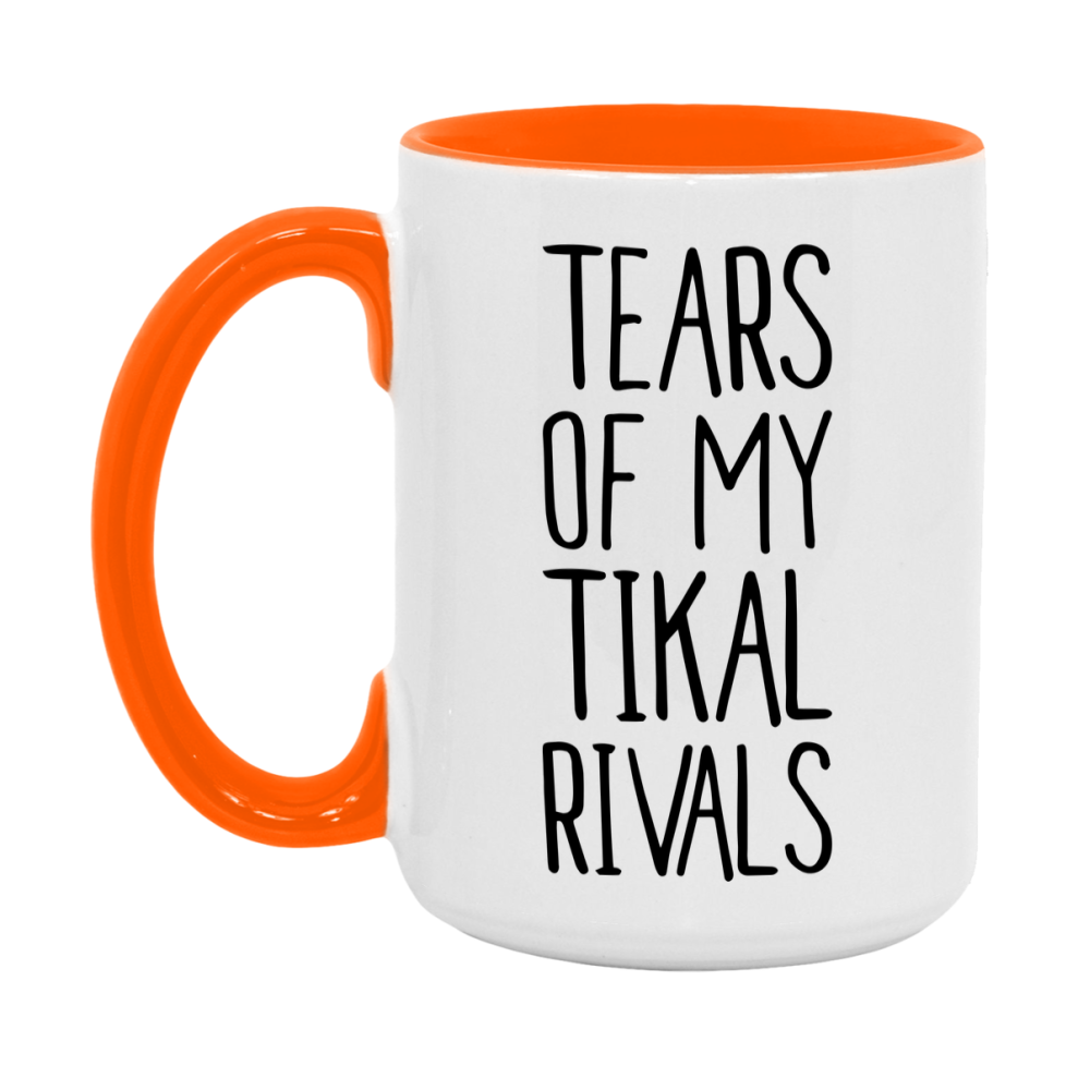 Funny Tikal Gameboard Mug – Tears Of My Tikal Rivals, 11Oz Or 15Oz White Ceramic Coffee Cup Gift