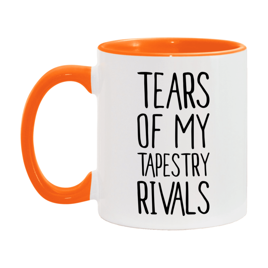 Funny Tapestry Gameboard Mug – Tears Of My Tapestry Rivals, 11Oz Or 15Oz White Ceramic Coffee Cup Gift