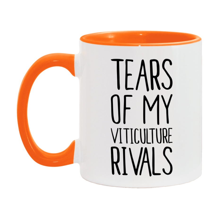 Funny Viticulture Gameboard Mug – Tears Of My Viticulture Rivals, 11Oz Or 15Oz White Ceramic Coffee Cup Gift