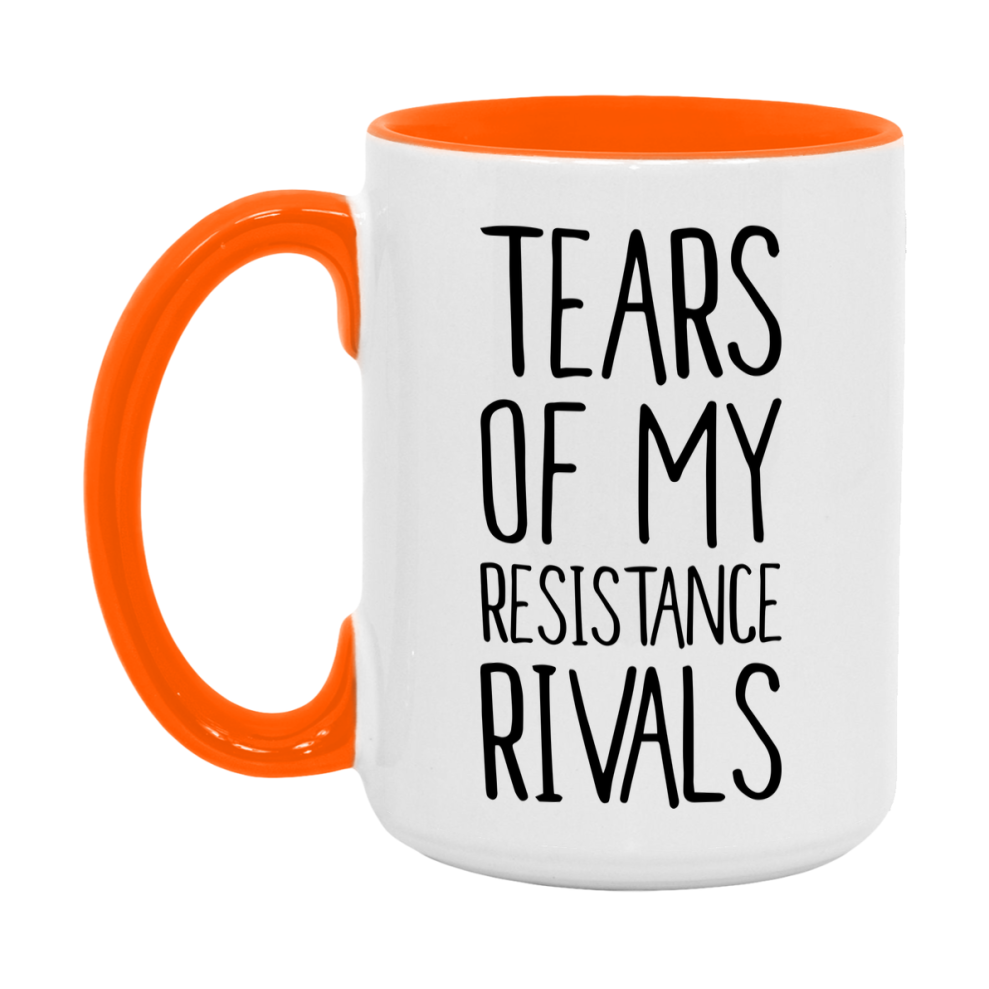 Funny Resistance Gameboard Mug – Tears Of My Resistance Rivals, 11Oz Or 15Oz White Ceramic Coffee Cup Gift