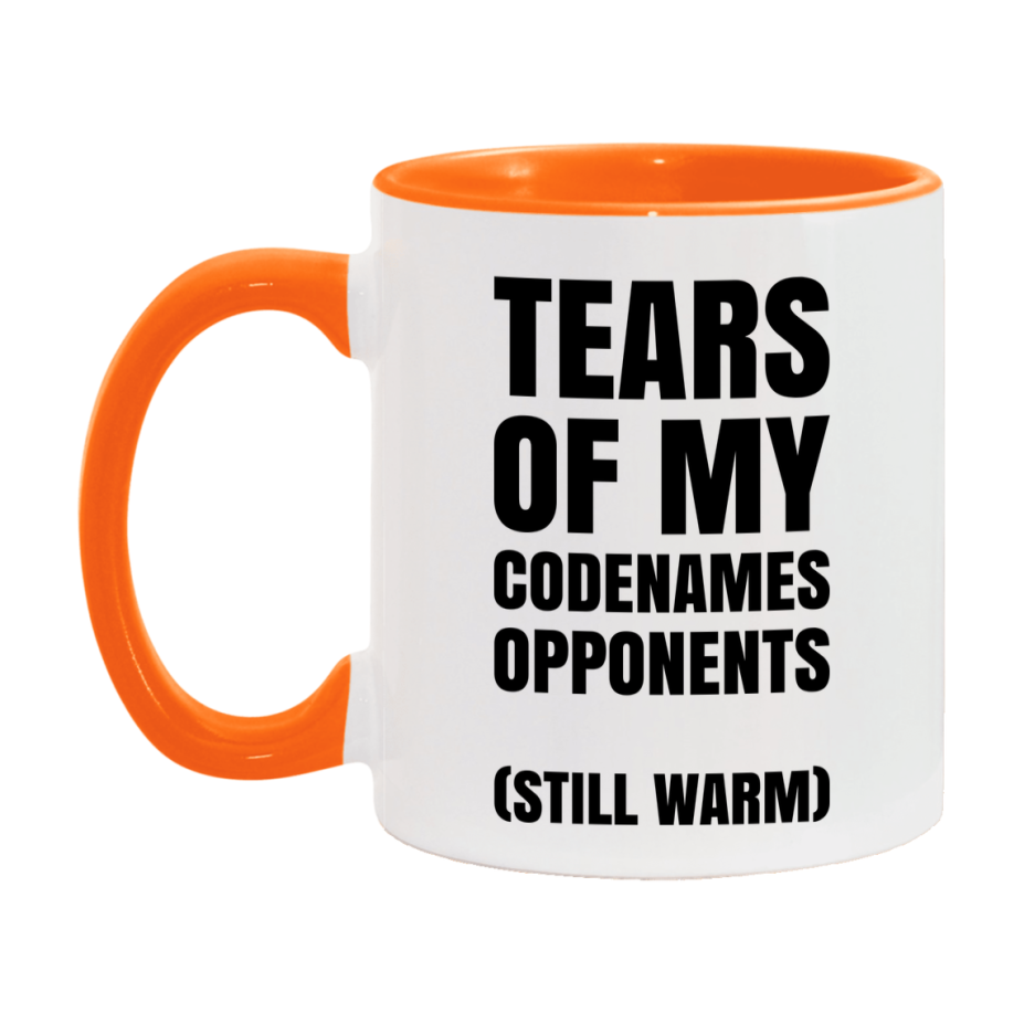 Board Game Gift – Tears Of My Codenames Opponents Mug, 11Oz Or 15Oz White Ceramic Coffee Cup