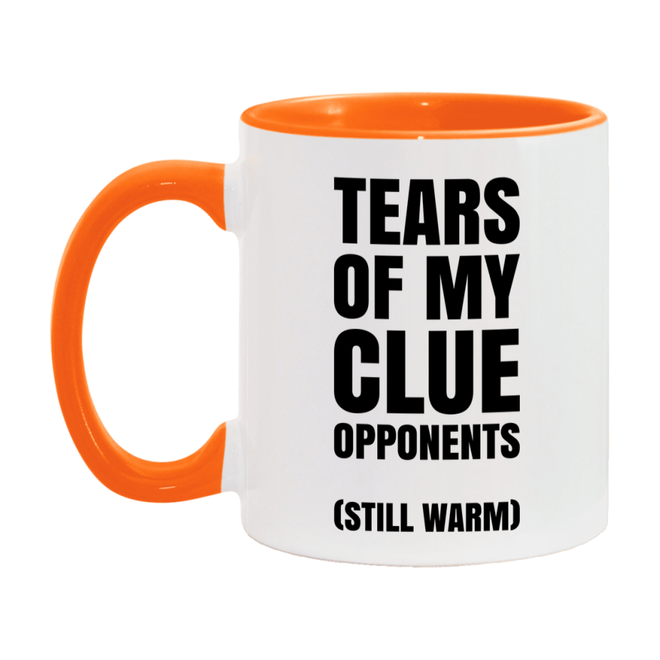 Board Game Gift – Tears Of My Clue Opponents Mug, 11Oz Or 15Oz White Ceramic Coffee Cup