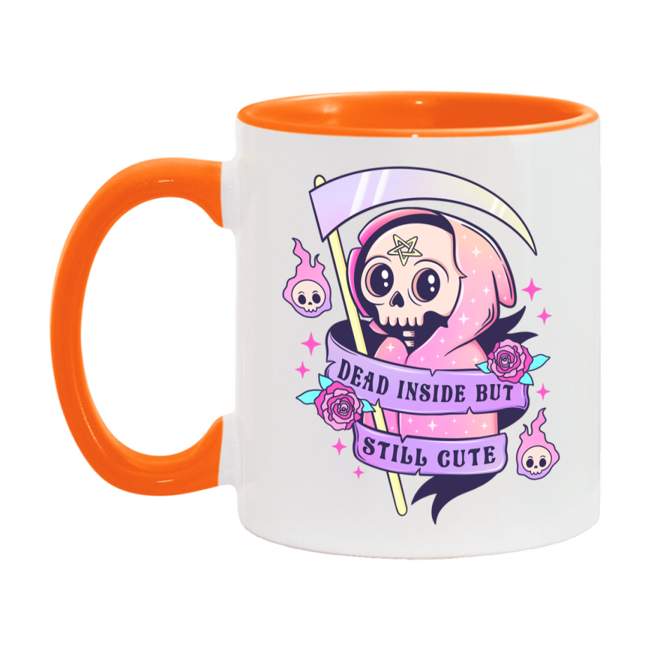 Funny Halloween Coffee Mug, White Ceramic Halloween Coffee Cup 11Oz Or 15Oz