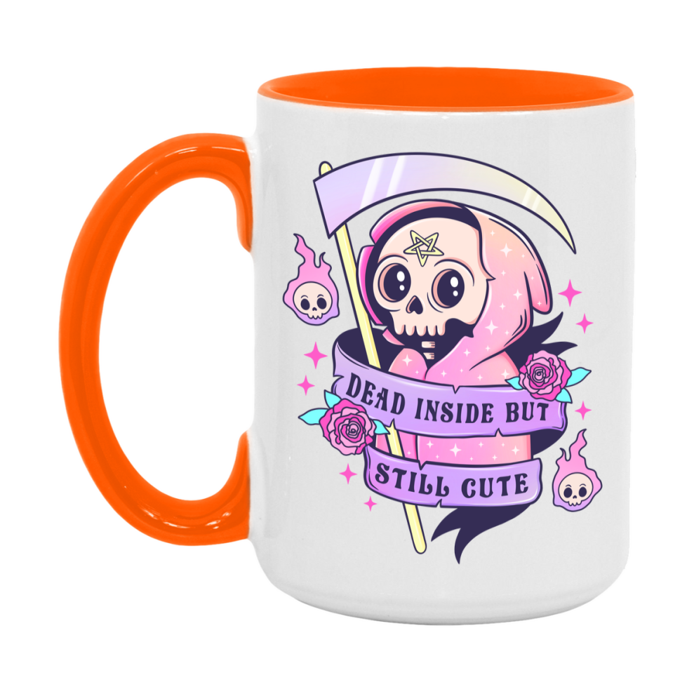 Funny Halloween Coffee Mug, White Ceramic Halloween Coffee Cup 11Oz Or 15Oz