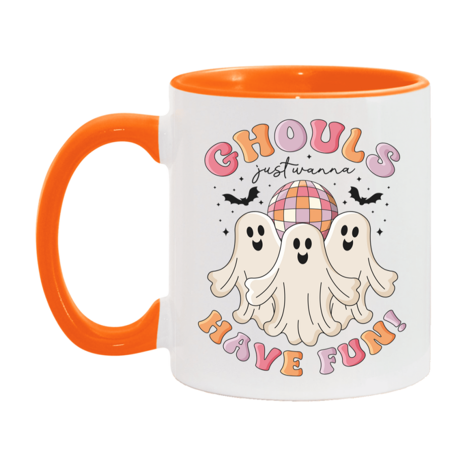 Funny Halloween Coffee Mug, White Ceramic Halloween Coffee Cup 11Oz Or 15Oz