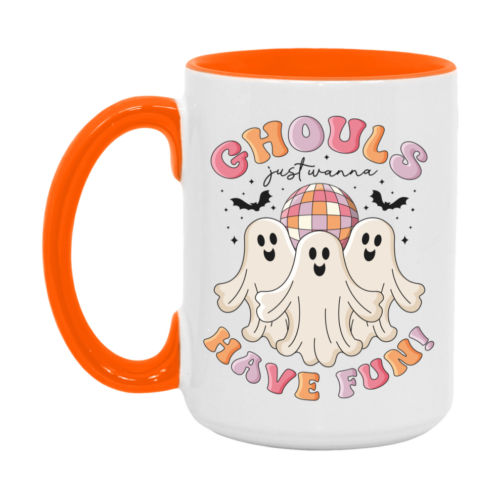 Funny Halloween Coffee Mug, White Ceramic Halloween Coffee Cup 11Oz Or 15Oz