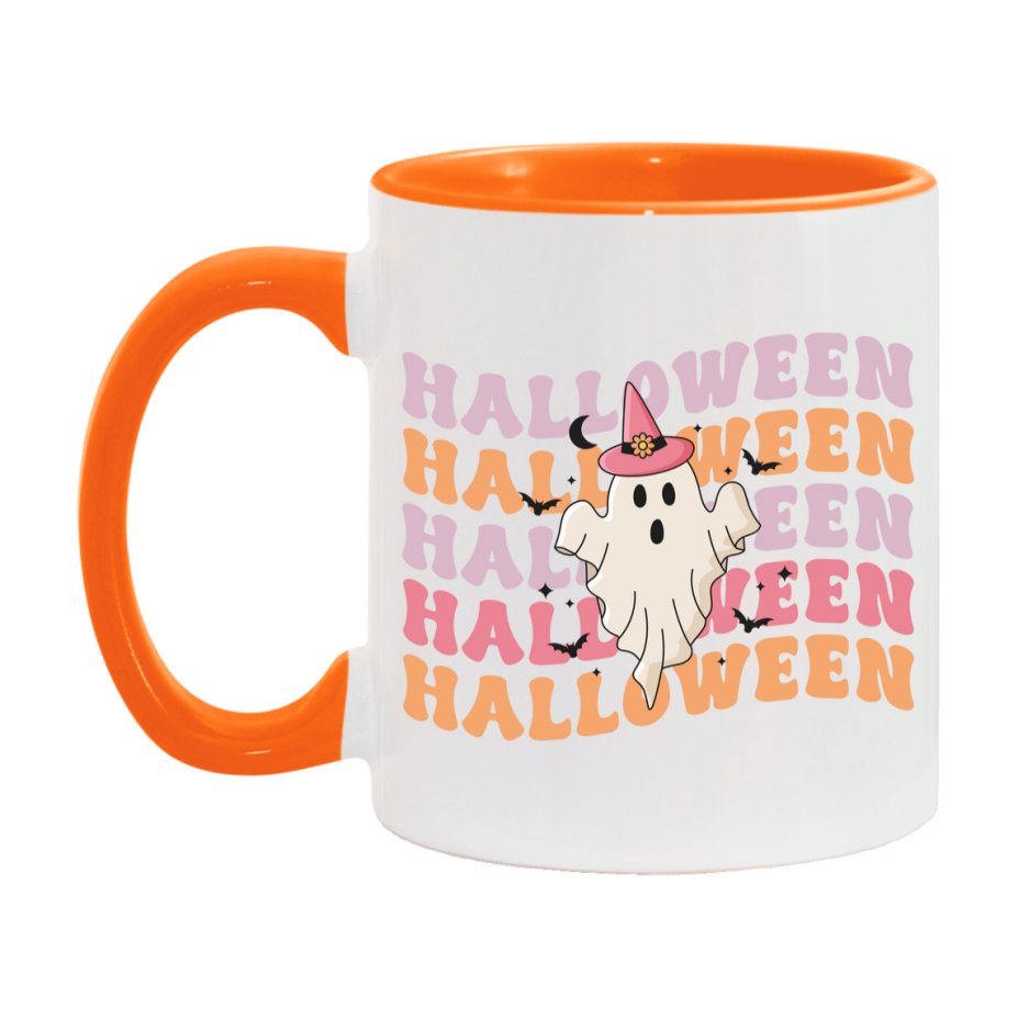 Funny Halloween Coffee Mug, White Ceramic Halloween Coffee Cup 11Oz Or 15Oz