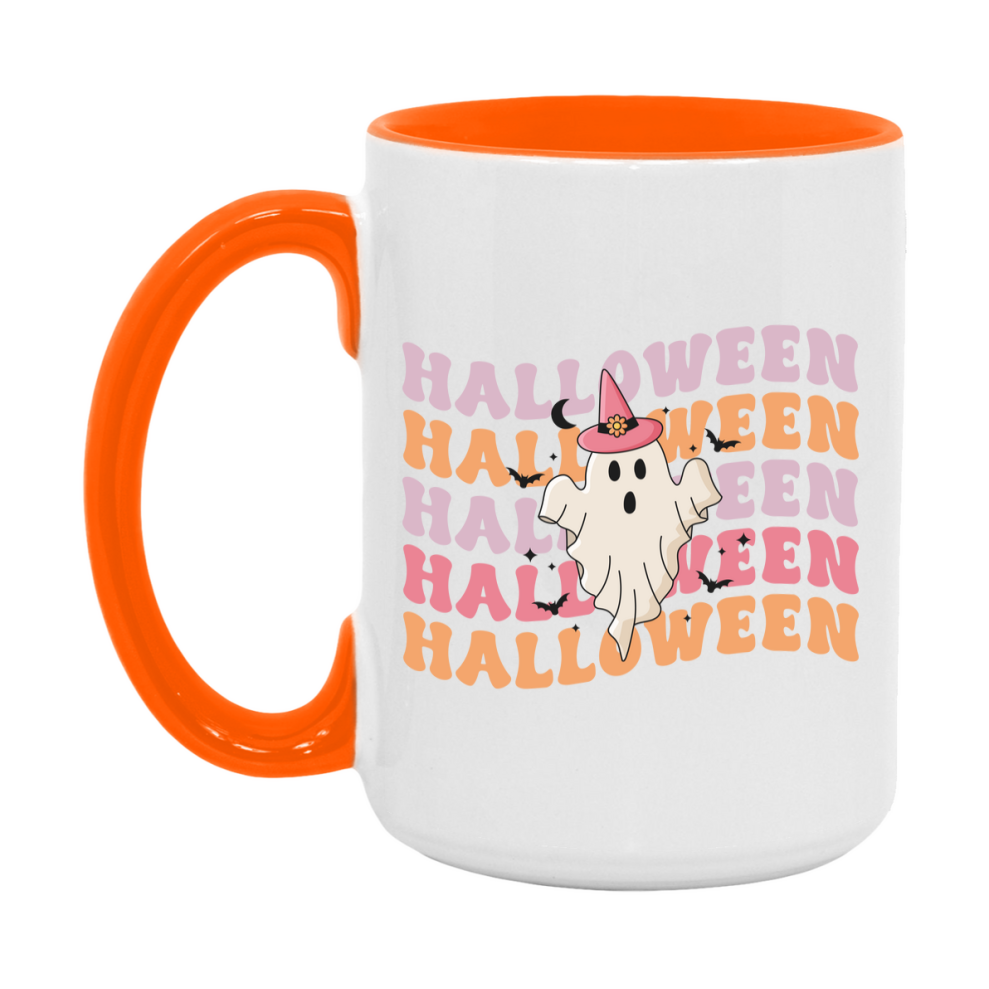 Funny Halloween Coffee Mug, White Ceramic Halloween Coffee Cup 11Oz Or 15Oz