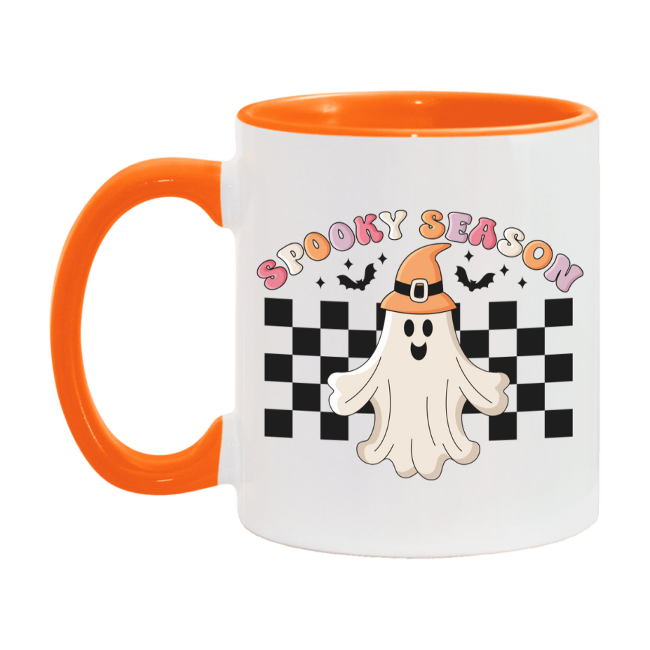 Funny Halloween Coffee Mug, White Ceramic Halloween Coffee Cup 11Oz Or 15Oz