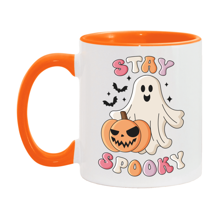 Funny Halloween Coffee Mug, White Ceramic Halloween Coffee Cup 11Oz Or 15Oz