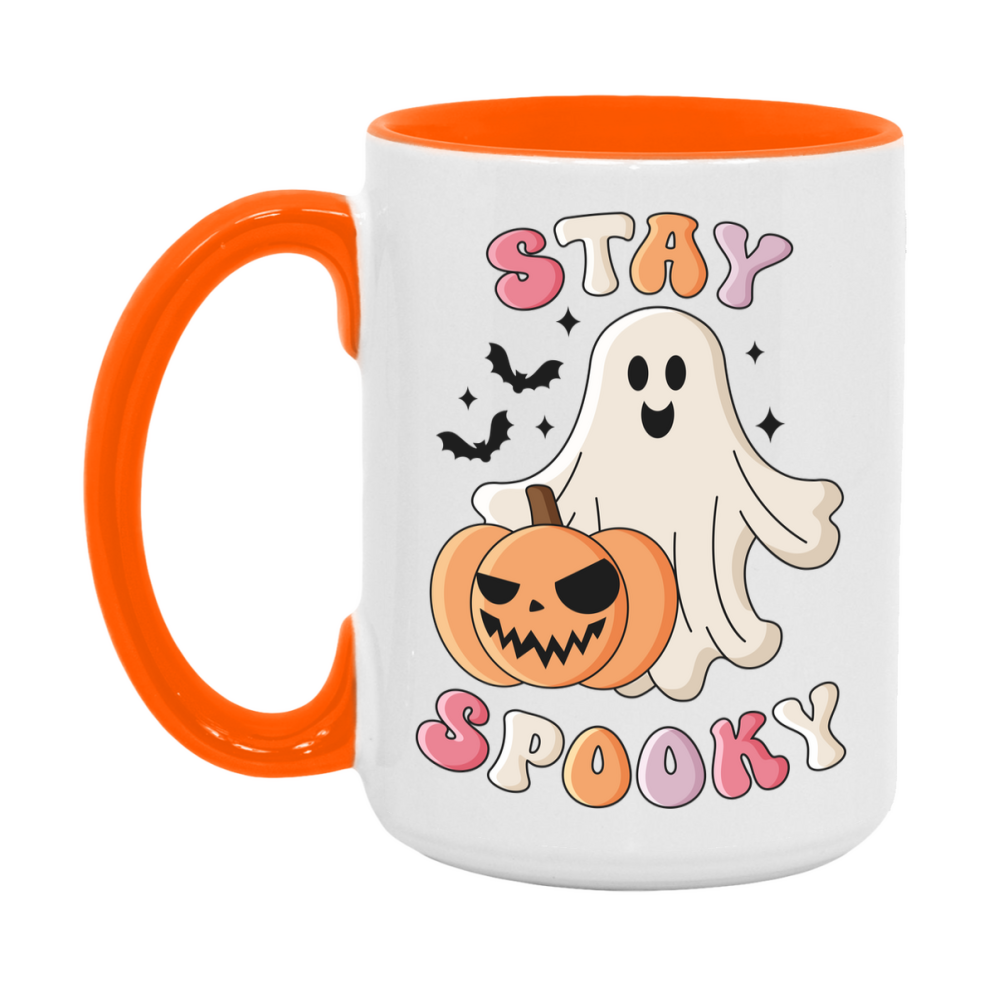 Funny Halloween Coffee Mug, White Ceramic Halloween Coffee Cup 11Oz Or 15Oz