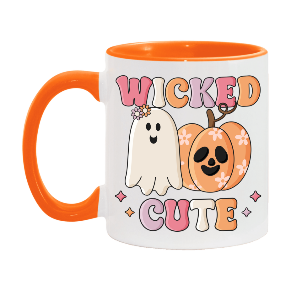 Funny Halloween Coffee Mug, White Ceramic Halloween Coffee Cup 11Oz Or 15Oz