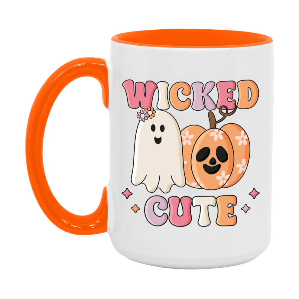 Funny Halloween Coffee Mug, White Ceramic Halloween Coffee Cup 11Oz Or 15Oz