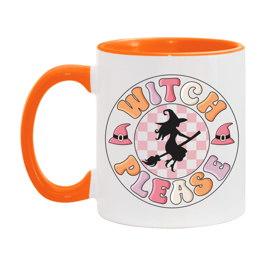 Funny Halloween Coffee Mug, White Ceramic Halloween Coffee Cup 11Oz Or 15Oz