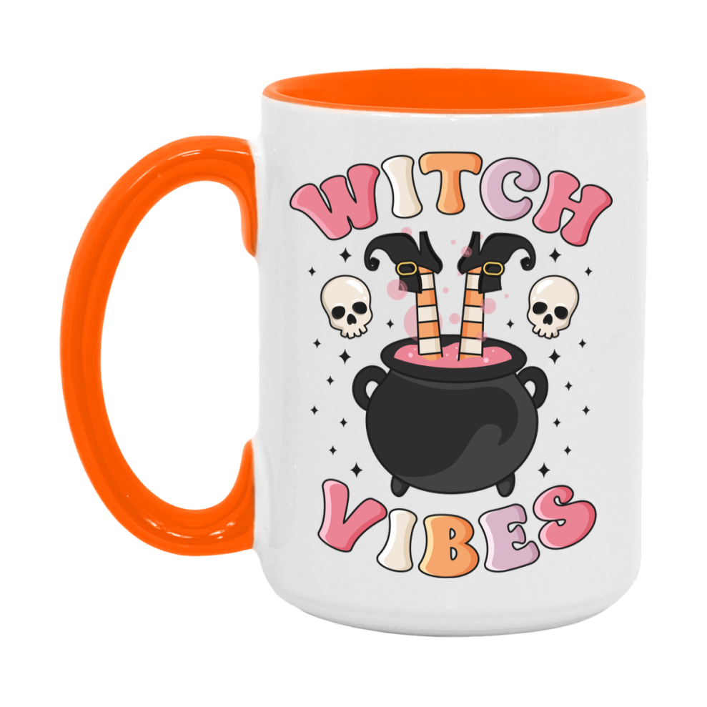 Funny Halloween Coffee Mug, White Ceramic Halloween Coffee Cup 11Oz Or 15Oz