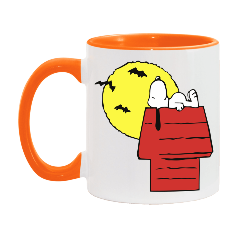 Peanuts Snoopy Halloween Mug, Snoopy Coffee Cup, Cute Halloween Coffee Mug, 11Oz Or 15Oz Ceramic