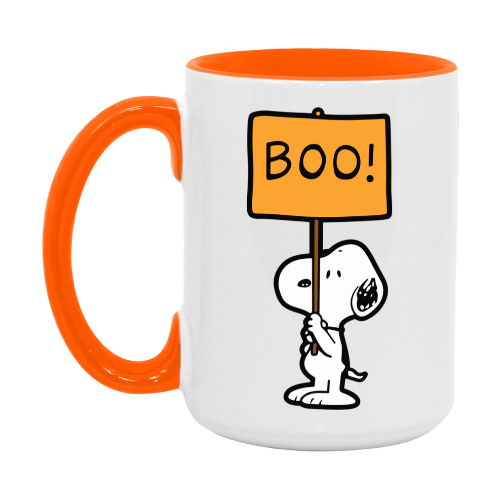 Peanuts Snoopy Halloween Mug, Snoopy Coffee Cup, Cute Halloween Coffee Mug, 11Oz Or 15Oz Ceramic