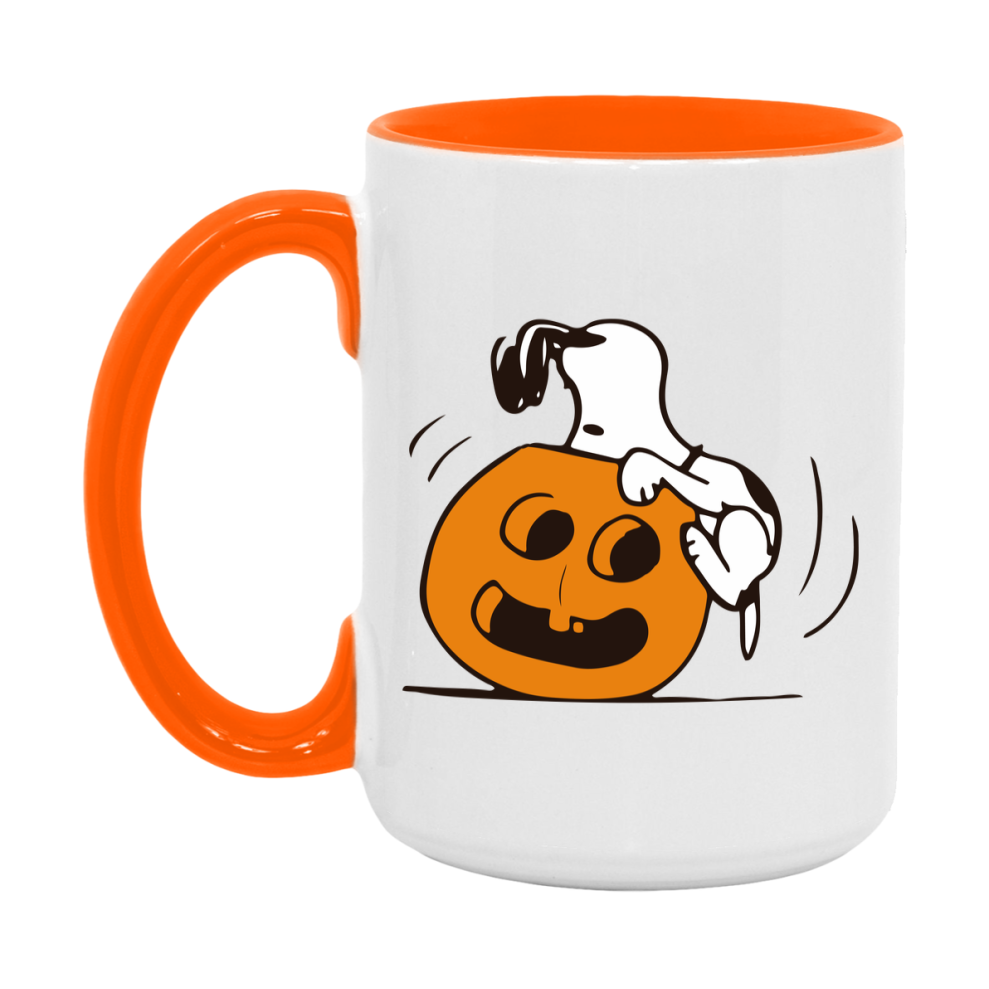 Peanuts Snoopy Halloween Mug, Snoopy Coffee Cup, Cute Halloween Coffee Mug, 11Oz Or 15Oz Ceramic