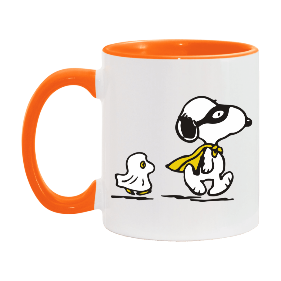 Peanuts Snoopy Halloween Mug, Snoopy Coffee Cup, Cute Halloween Coffee Mug, 11Oz Or 15Oz Ceramic