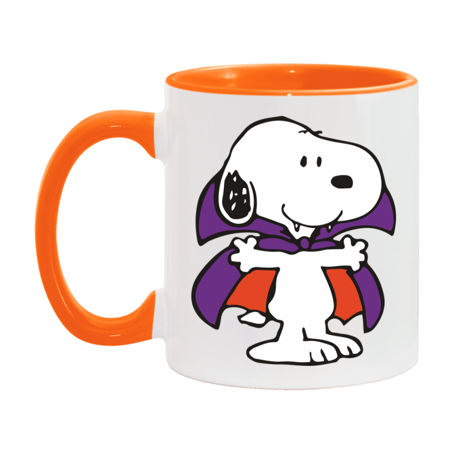 Peanuts Snoopy Halloween Mug, Snoopy Coffee Cup, Cute Halloween Coffee Mug, 11Oz Or 15Oz Ceramic