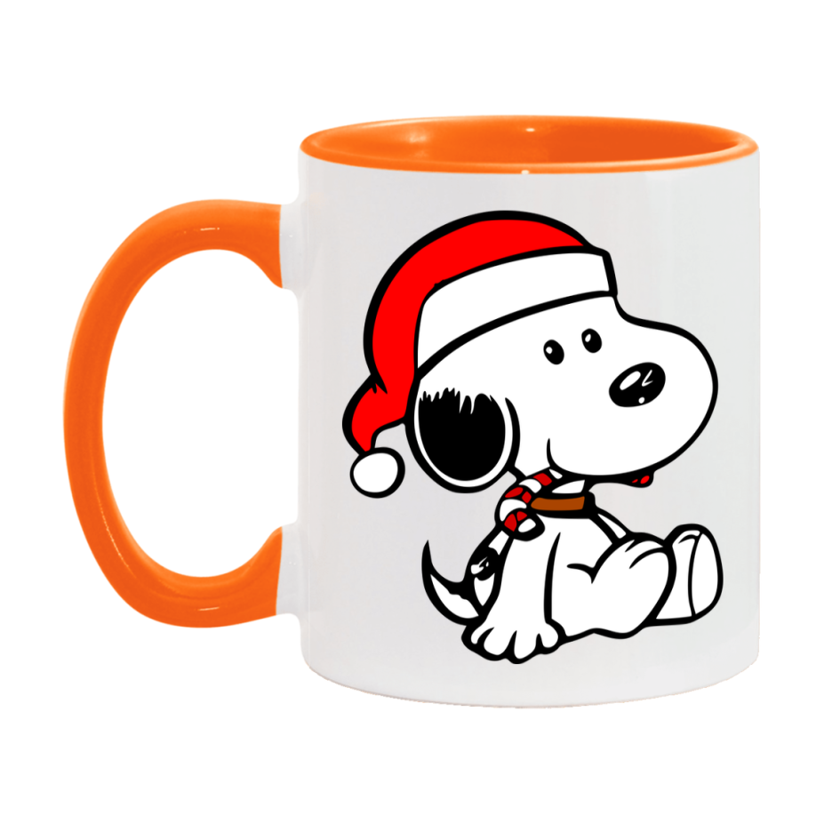 Peanuts Gang Christmas Mug, Snoopy Charlie Brown Holiday Coffee Cup, Ceramic Christmas Mug 11Oz Or 15Oz