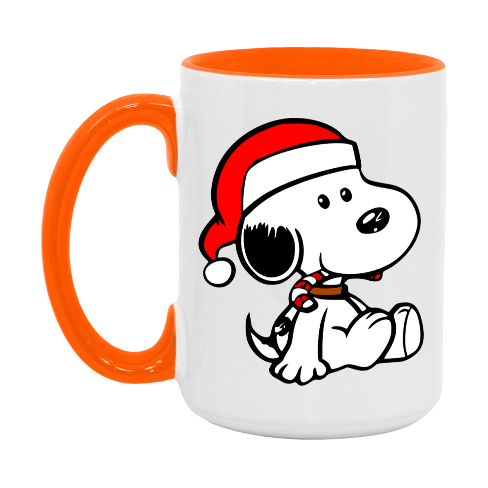 Peanuts Gang Christmas Mug, Snoopy Charlie Brown Holiday Coffee Cup, Ceramic Christmas Mug 11Oz Or 15Oz